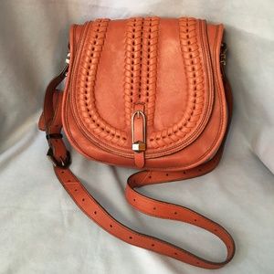 Or Yany brown leather shoulder bag. NWT.